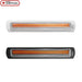 Two tungsten electric radiant heaters on a clean white background.