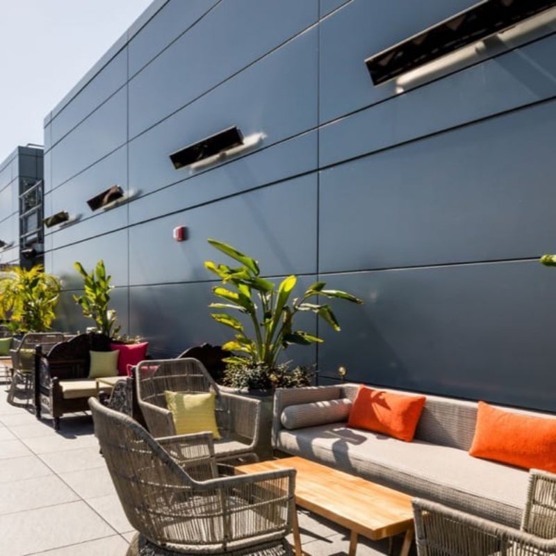 Platinum Electric Wall Mount Heaters Restaurant Patio