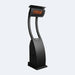 Profile View, Bromic Portable Tungsten Gas-Fired Radiant Heater, Black in Colour
