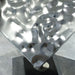 Cubic Geometric Steel Sculpture close up view