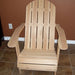 Customized Back Royal Adirondack Chair Flat Back