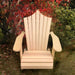 Customized Back Royal Adirondack Chair - Clear Cedar Peak Back