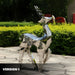 Deer Organic Steel Outdoor Sculpture - Version 1
