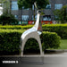 Deer Organic Steel Outdoor Sculpture - Version 3