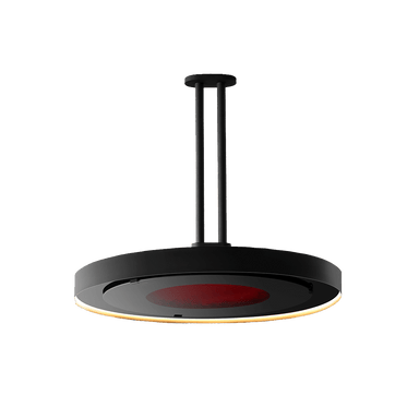 Bromic Eclipse 24 inch Twin Straight Ceiling Pole - matte black