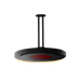 Bromic Eclipse 24 inch Twin Straight Ceiling Pole - matte black