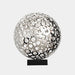 Lunar Silver Abstract Steel Sculpture - clean view