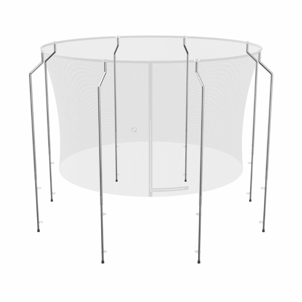 A picture that highlights the Premium enclosure poles on the enclosure