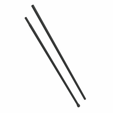 Black Enclosure pole for ACON Standard enclosure on a white background