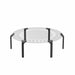 ACON FIT Trampoline with black frame legs