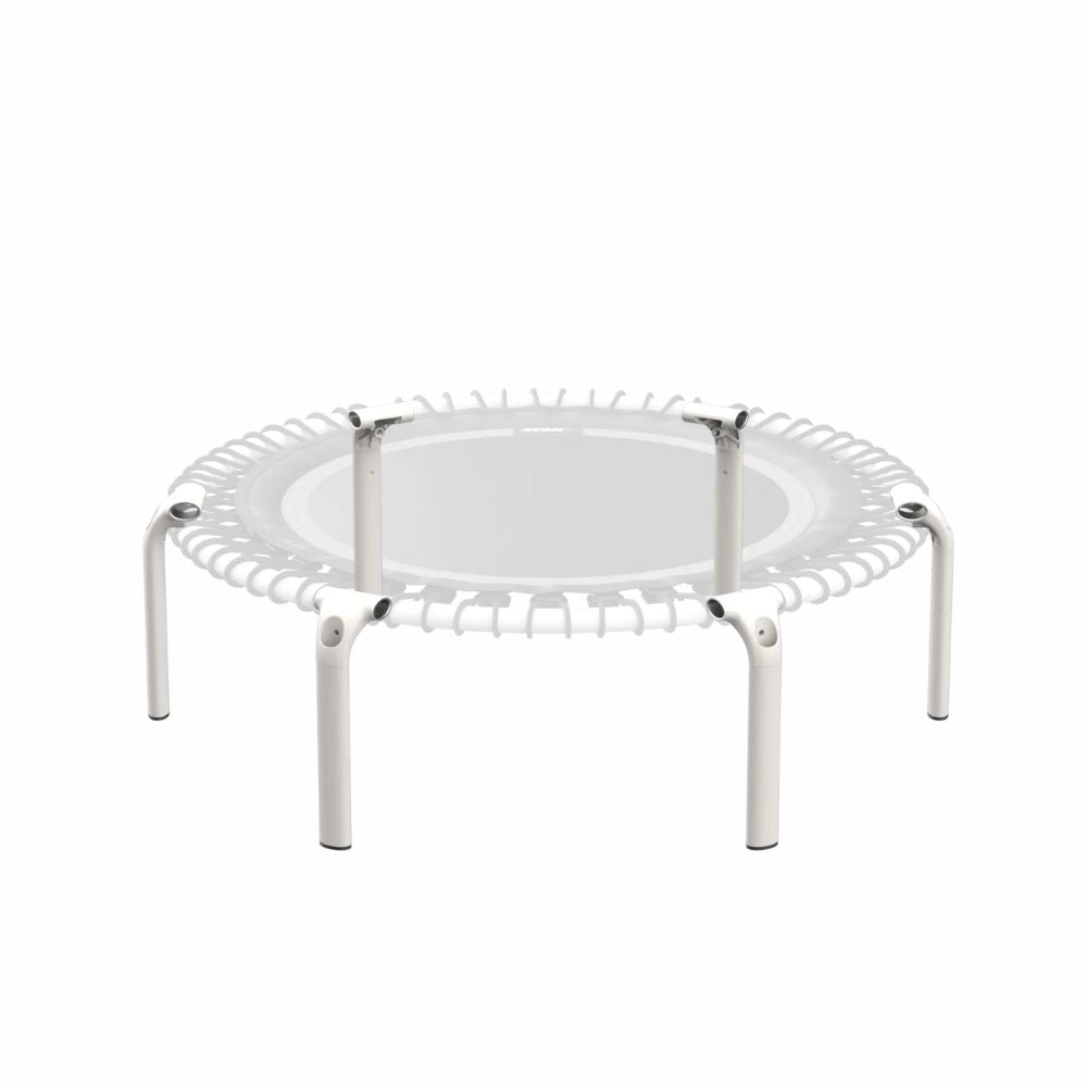 ACON FIT Trampoline with white frame legs