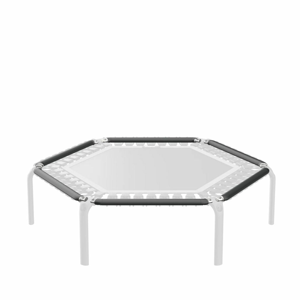 ACON FIT Hexagon trampoline with black frame tube