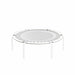ACON FIT Round Trampoline with white frame tubes