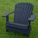  Grand Adirondack Chair (Oversized) on a grassy background - poly luxe - patriot blue