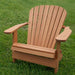  Grand Adirondack Chair (Oversized) on a grassy background - poly luxe - cedar