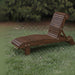 Lounge Chair on grass with trees in the background - poly luxe - woodgrain brazilian walnut