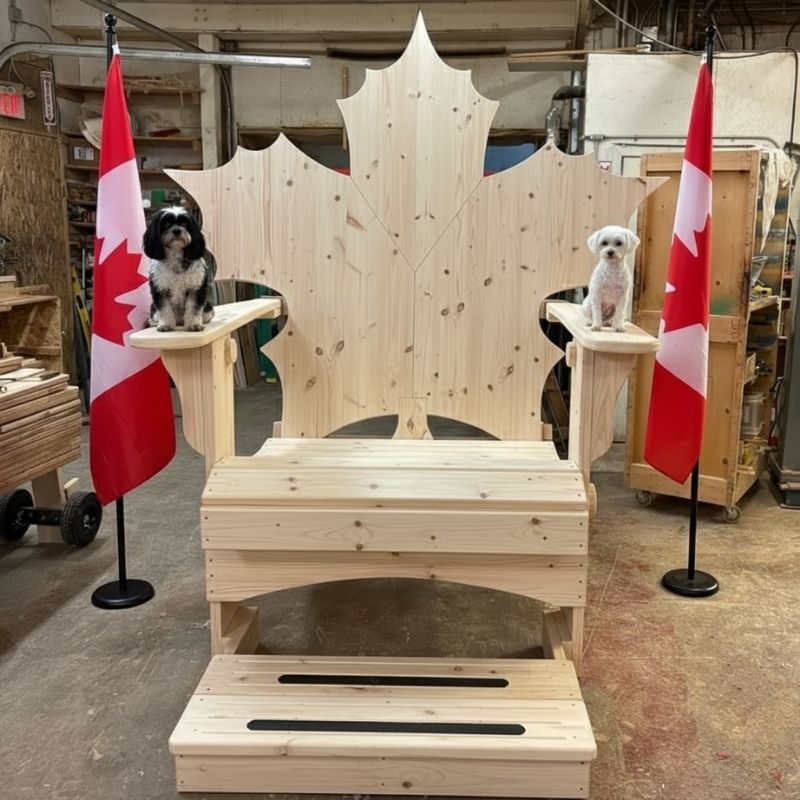 Maple Leaf Giant Chair