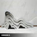 Mountain Range Silver Abstract Steel Sculptures - Version 3 indoor set up