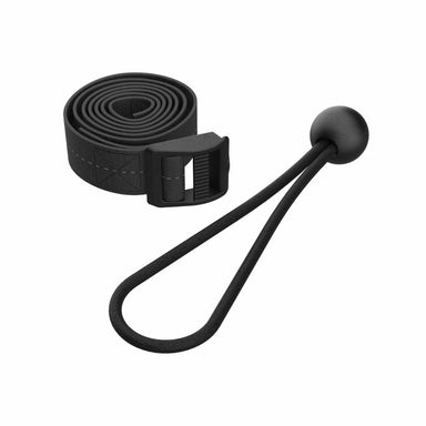 Net attachment strap and bungee set for ACON 13/16 HD enclosure on a white background