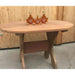 Maple syrup on wood side table