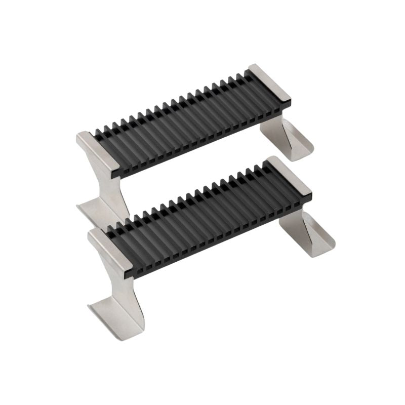 Platinum Electric LC Recess Kit Vent Covers Black - Clean close up view