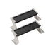 Platinum Electric LC Recess Kit Vents 4500w - Clean close up view - black