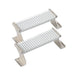 Platinum Electric LC Recess Kit Vents 4500w - Clean close up view - white