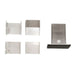Platinum Electric Marine Wall Bracket & Covers Set - Clean Full Set View