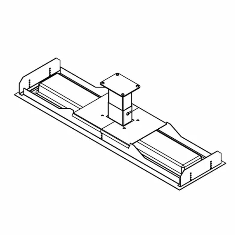 Platinum Electric Wall Bracket & Covers Set - Sketch