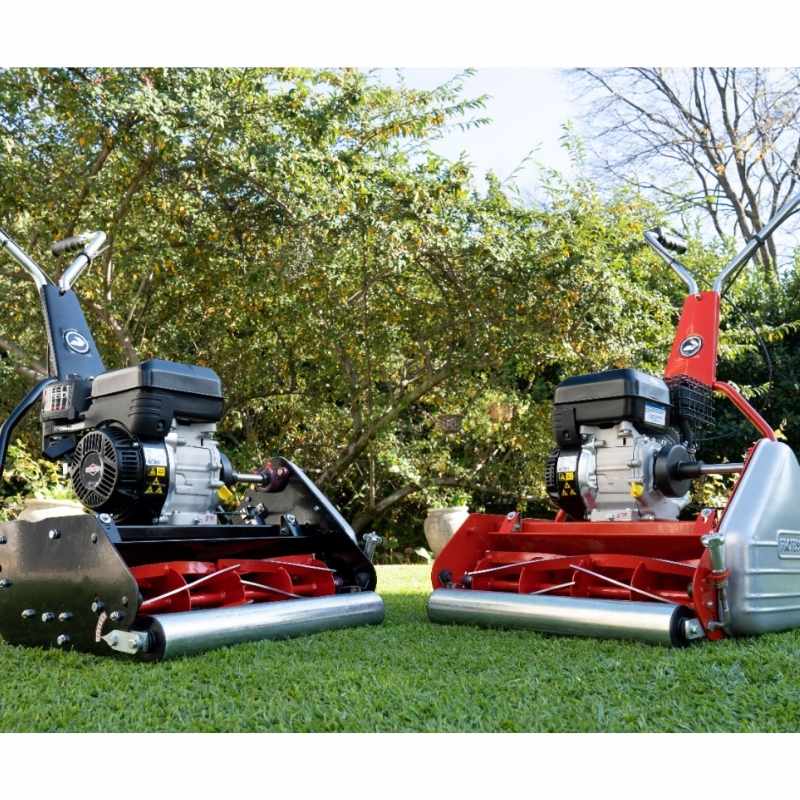 Rolux X20 - 20" Reel Style Lawn Mower - two mower in outdoor setting