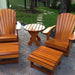 adirondack chair and side table