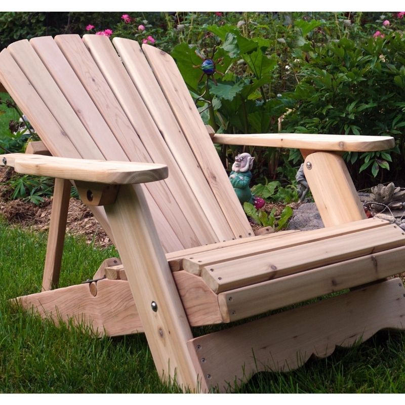 Reclining adirondack chair