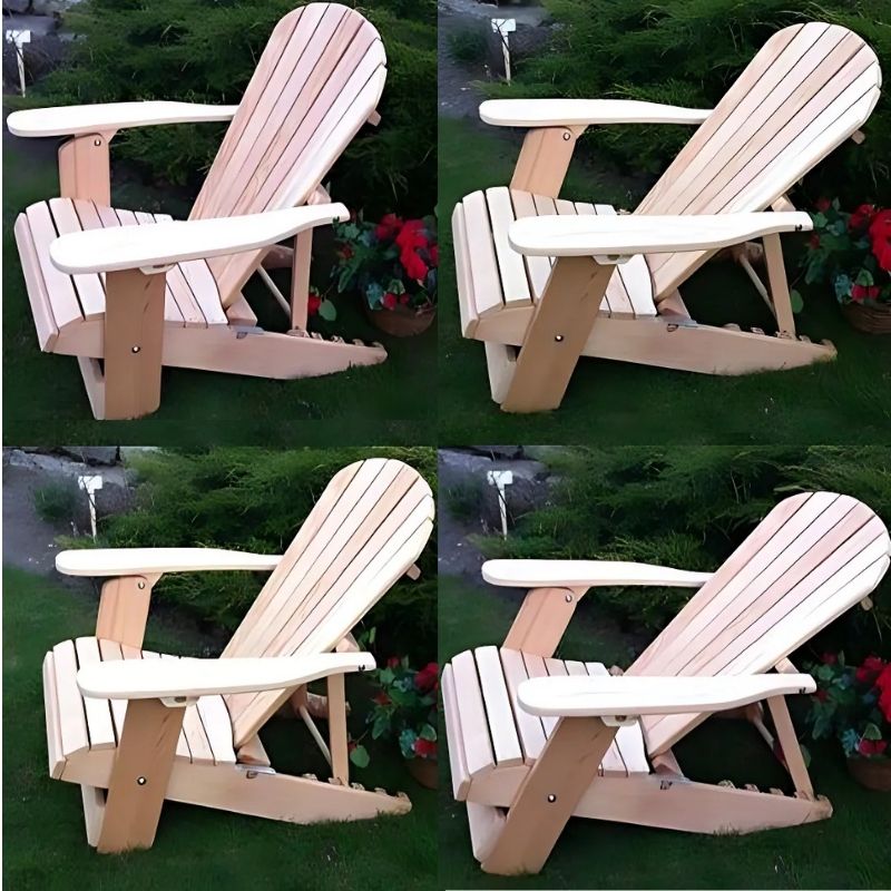 Reclining adirondack chair