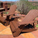 Reclining adirondack chair