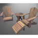 adirondack chair patio set