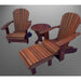 adirondack chair patio set