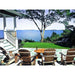 adirondack chairs and coffee table