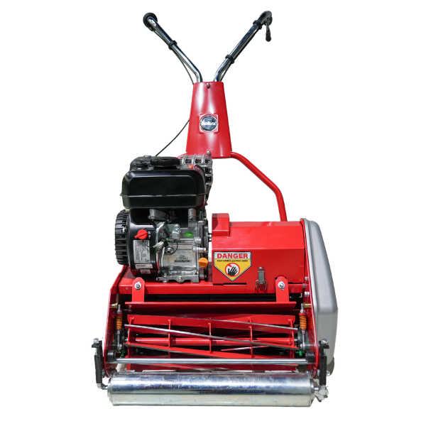 Rolux S17 reel mower front view - precision cut residential lawn mower