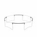 ACON Air Trampoline with Top rail with leg sockets highlighted