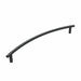 Top rail with leg sockets for ACON Air Trampoline on a white background