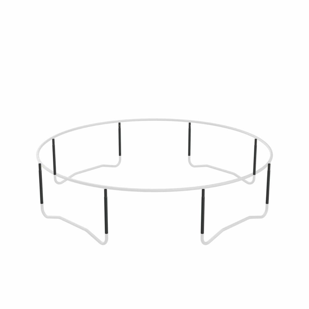 ACON trampoline frame with spare part visible