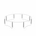 ACON trampoline frame with spare part visible