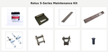 Rolux S-Series Maintenance Kit - all 8 included parts