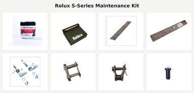 Rolux S-Series Maintenance Kit - all 8 included parts